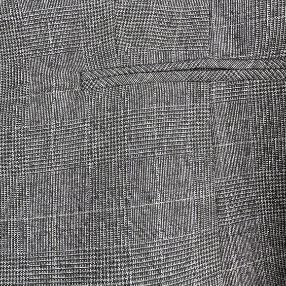Black Label by Evan-Picone Blazer Size 12 Gray Plaid Classic Tailored Fit - Picture 4 of 9